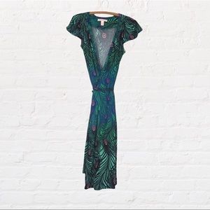 Matthew Williamson for H&M 2009 Capsule Collection Peacock Wrap Dress